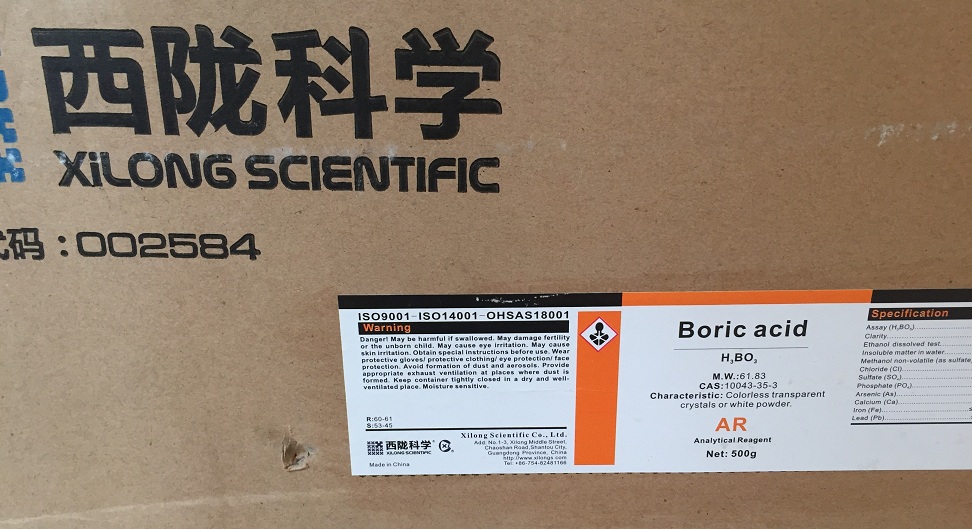 Acid boric TQ