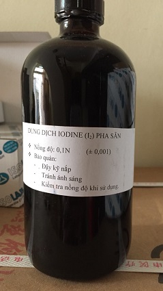 Dung dịch Iodine 0,1N pha sẵn